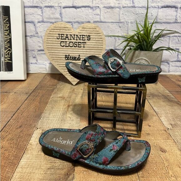 Alegria Valentina Aqua Flora 39 8.5 - Picture 1 of 10